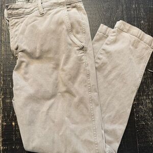 Levi's Gray Slim Taper Chinos Mens 34 30